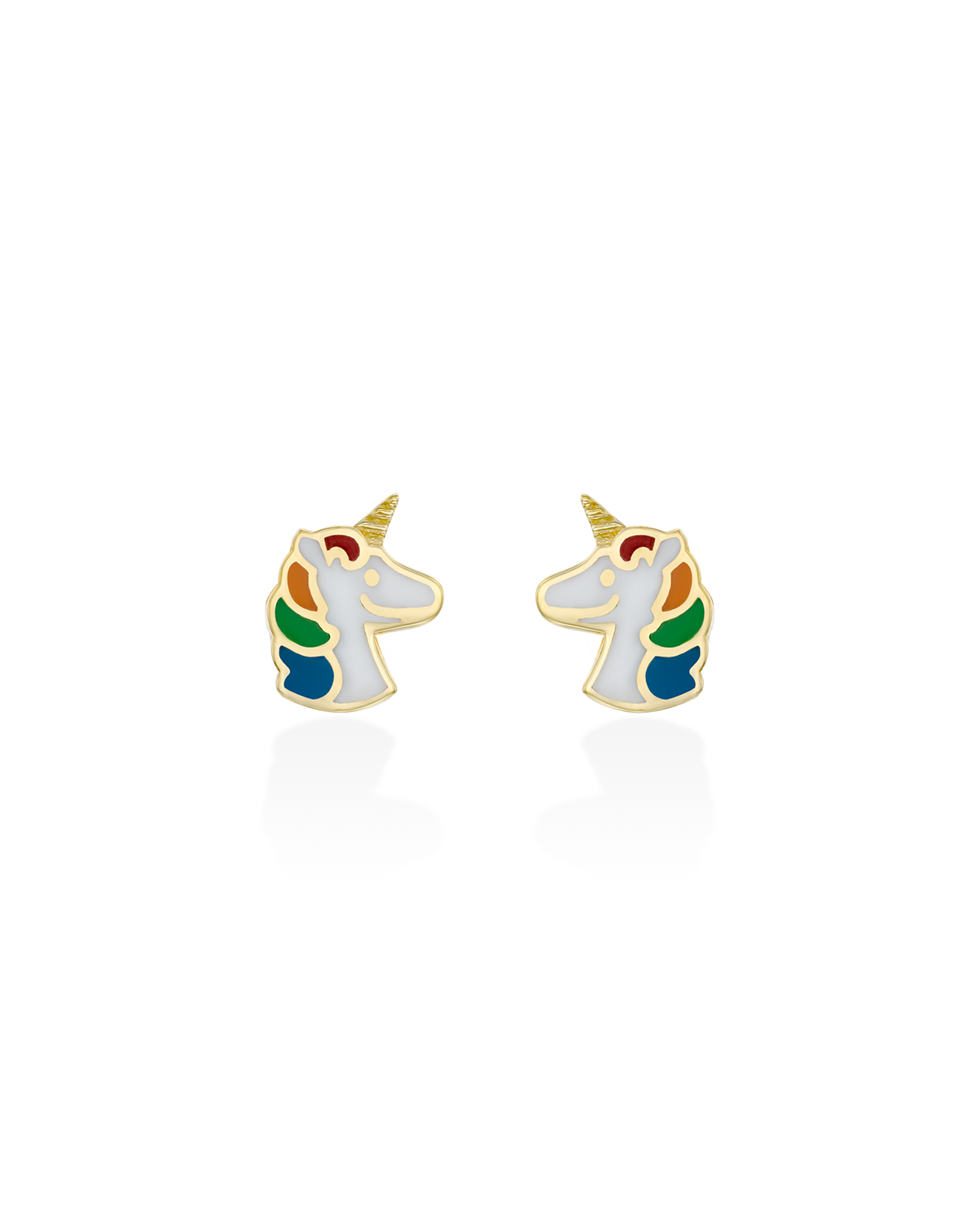 Unicorn Gold Earring