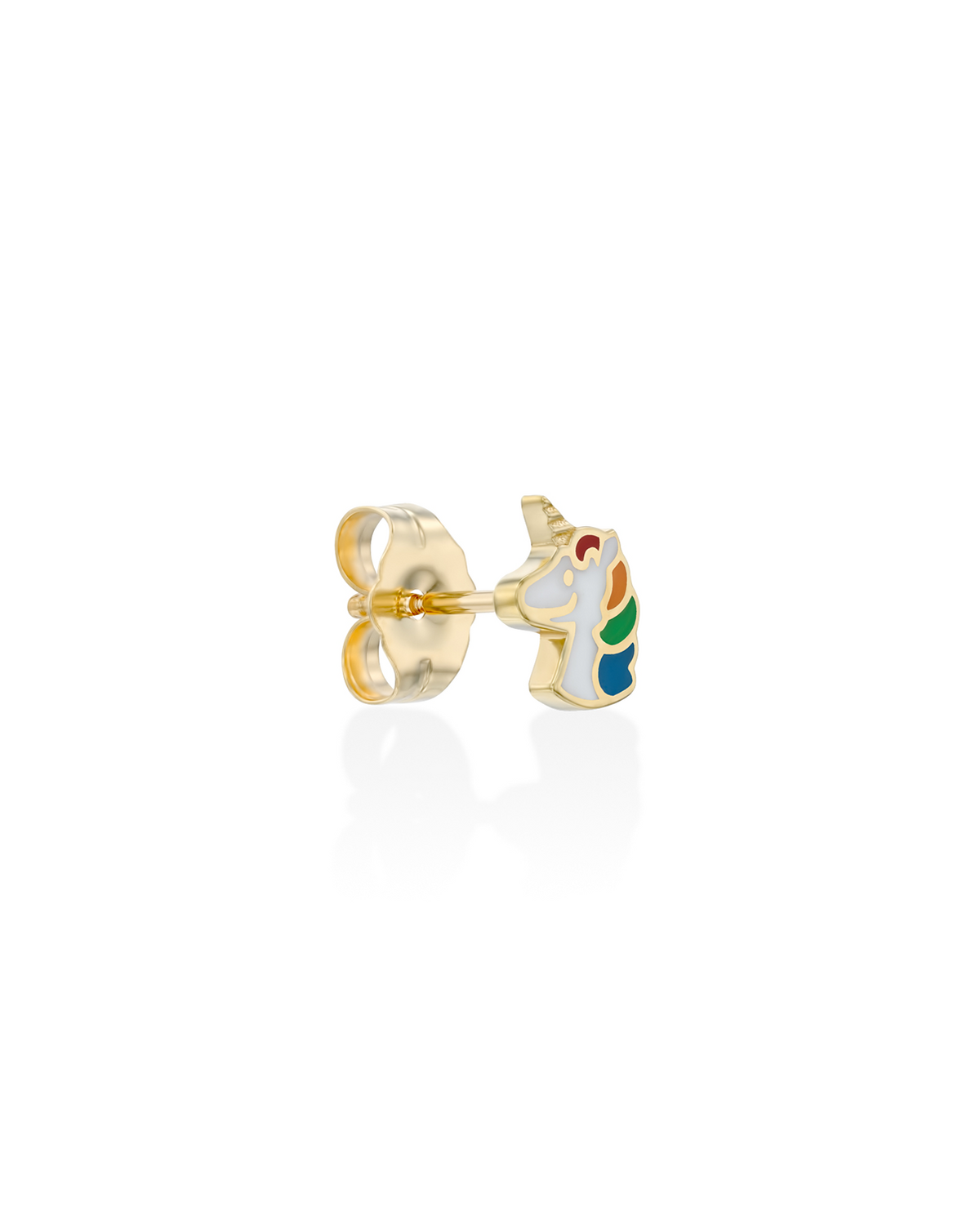 Unicorn Gold Earring