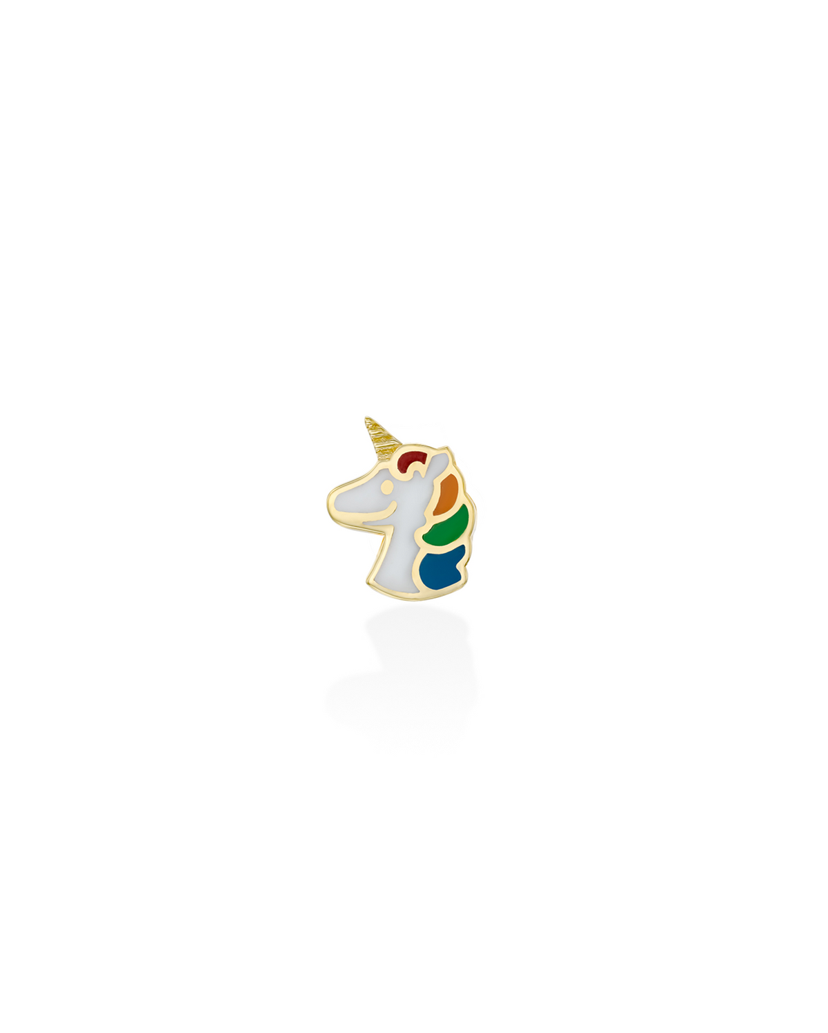 Unicorn Gold Earring