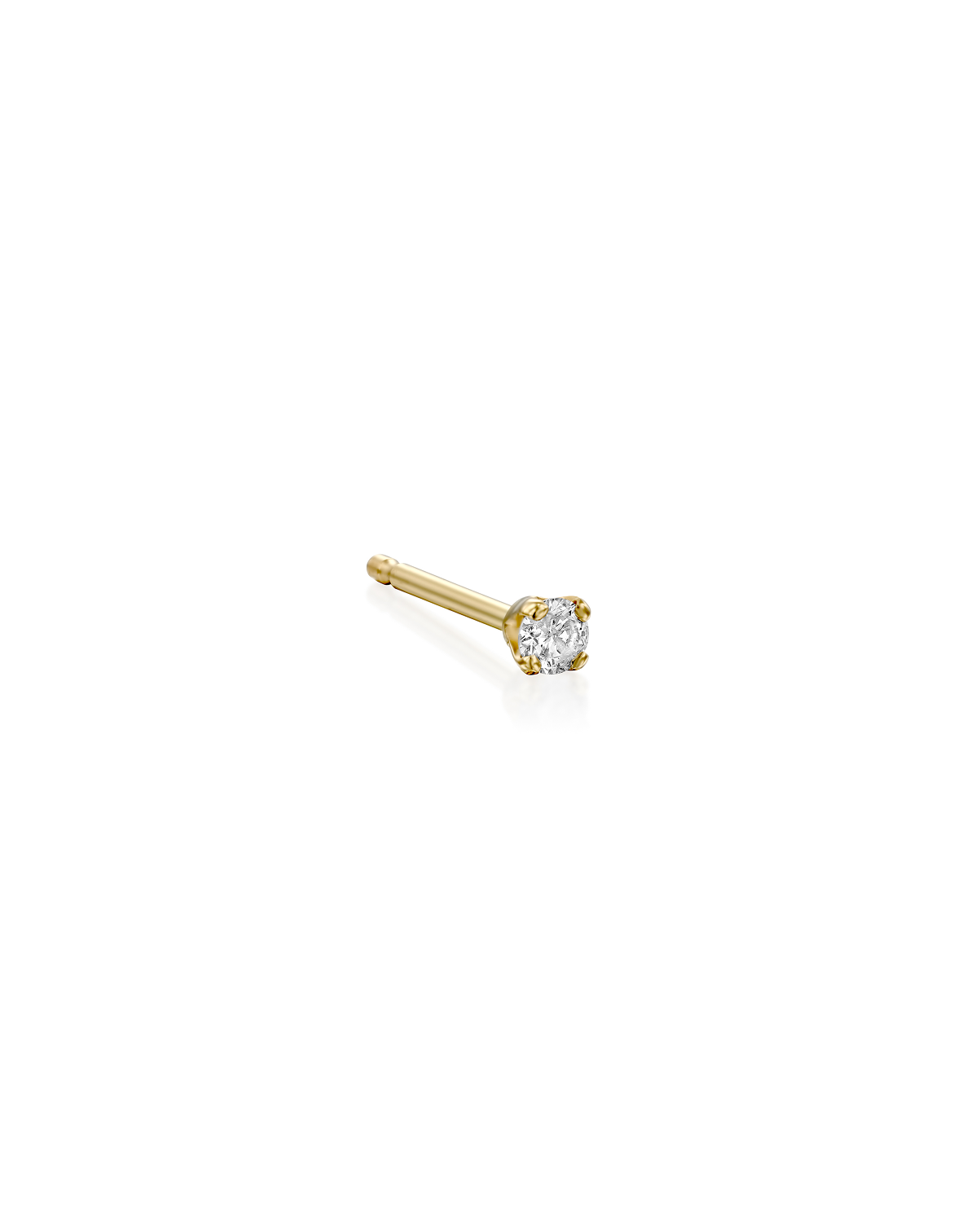 Martina Earring 2 mm White Diamond