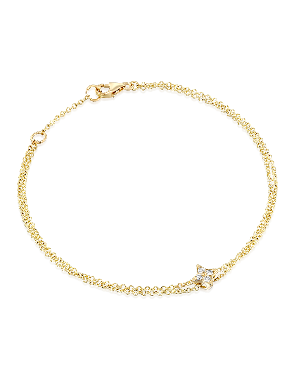 Neptune Gold Bracelet With Diamonds