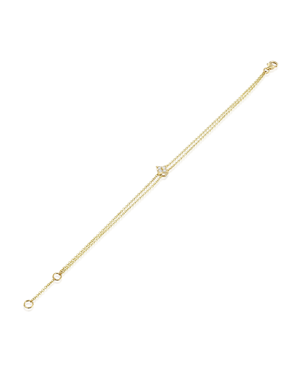 Neptune Gold Bracelet With Diamonds