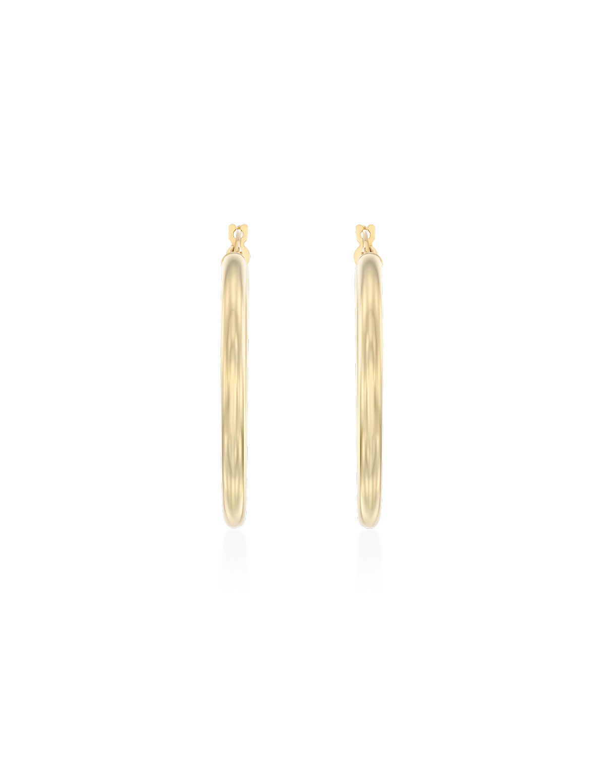 Brandy Gold Hoop Earring 35 mm