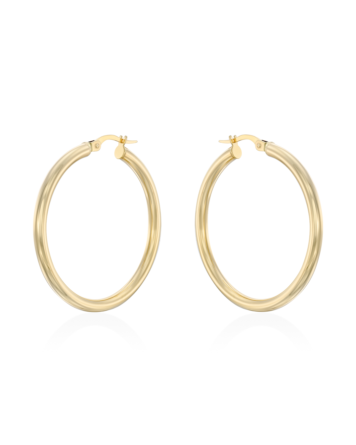 Brandy Gold Hoop Earring 50 mm