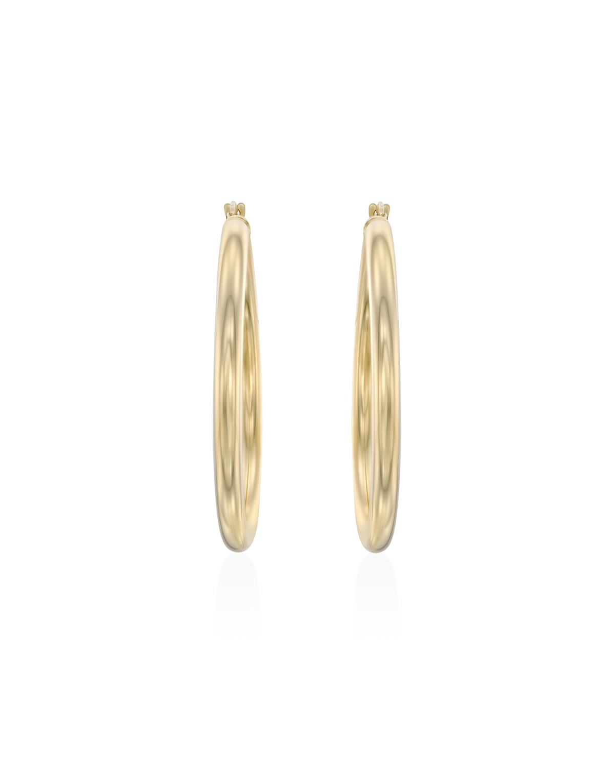 Brandy Gold Hoop Earring 50 mm