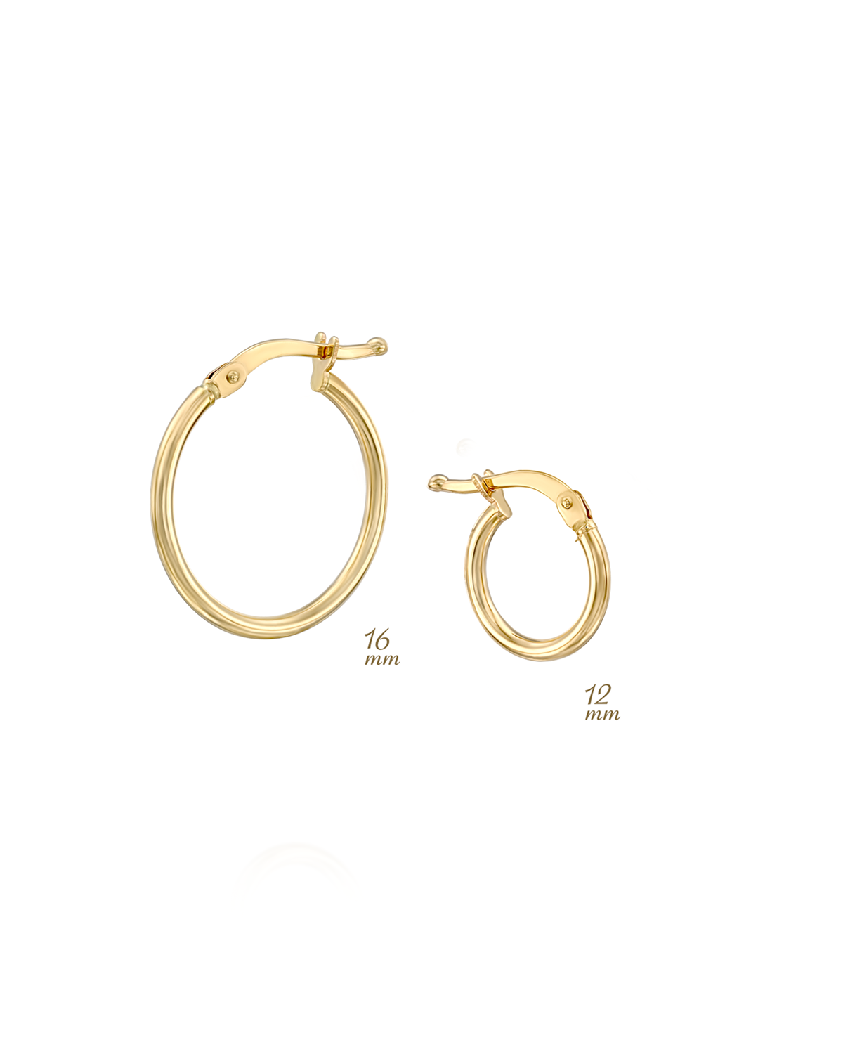 Whitney Gold Hoop Earring