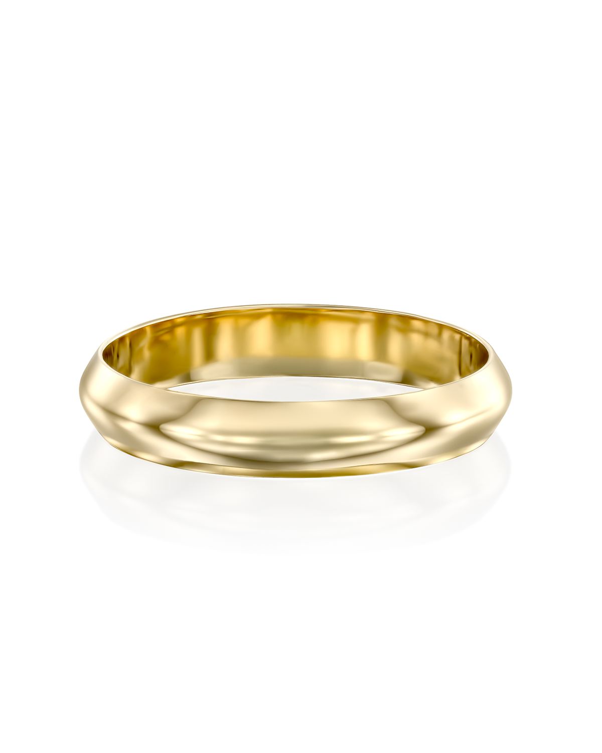 Jodie Gold Wedding Band - 4mm
