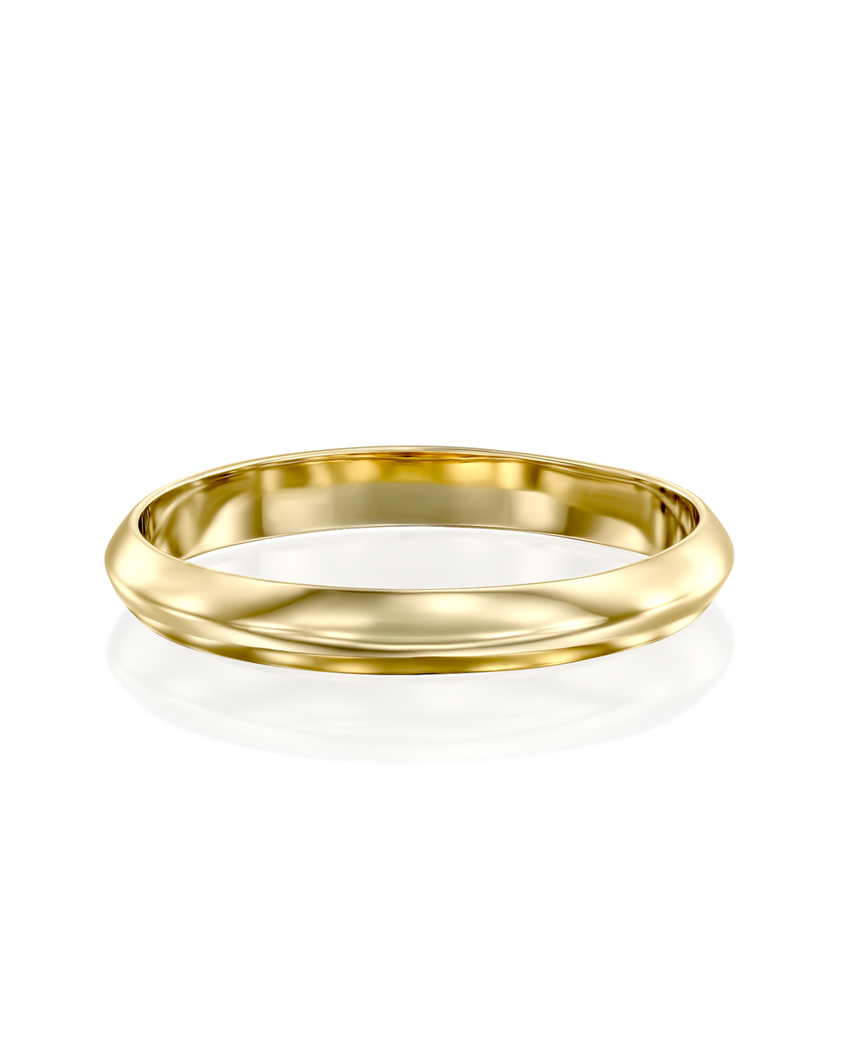 Jodie Gold Wedding Band - 3mm
