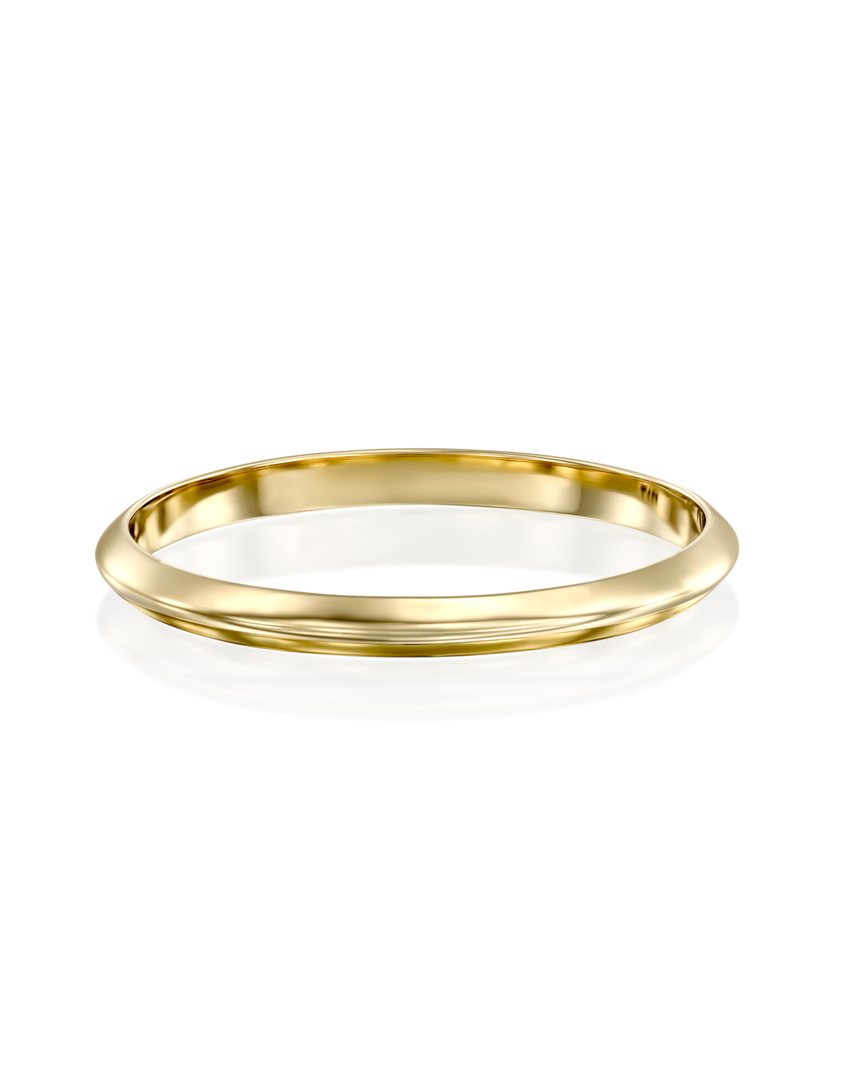 Jodie Gold Wedding Band - 2mm
