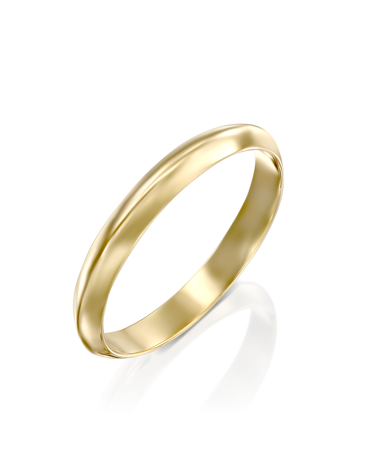 Jodie Gold Wedding Band - 3mm