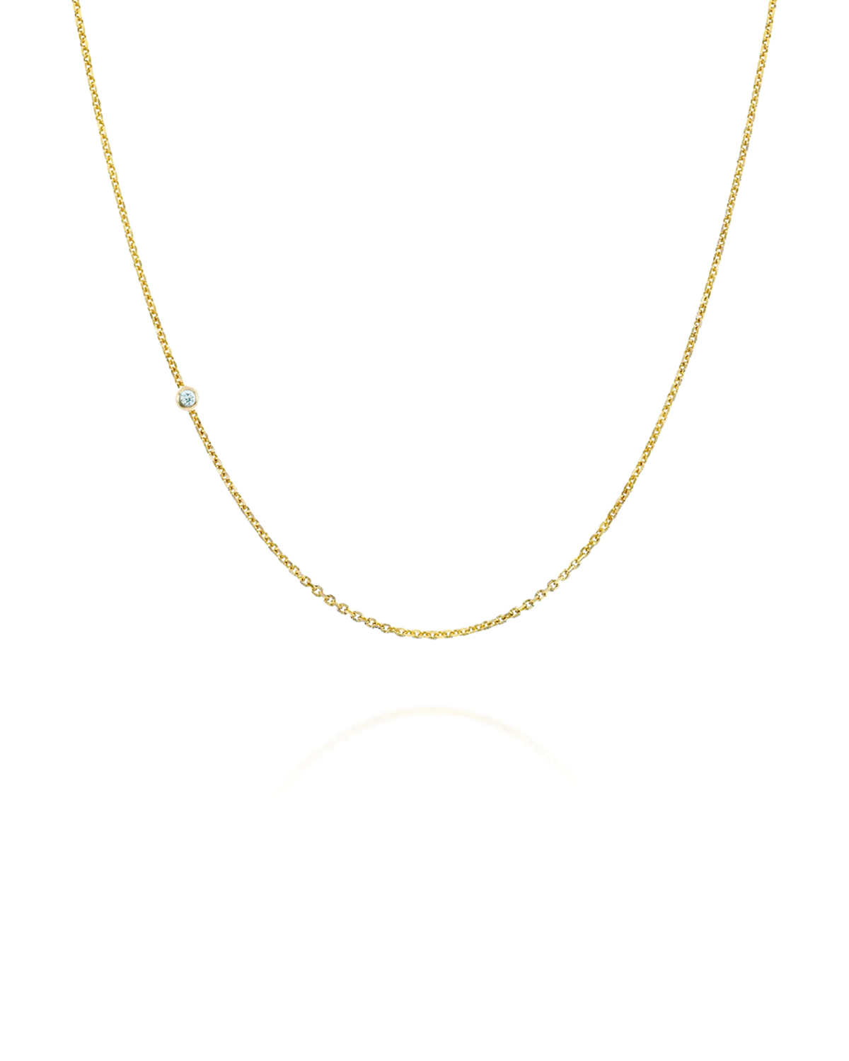 Alexis Aquamarine gold Necklace