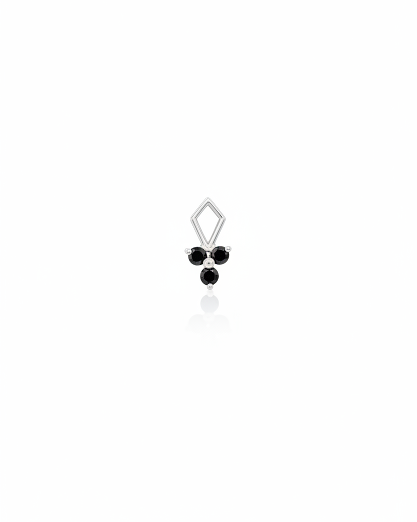 Grace charm black diamonds