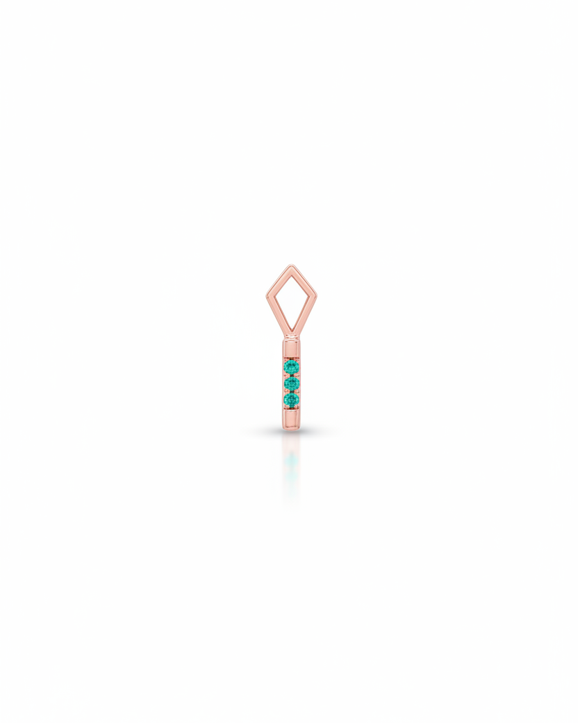 Valerie charm Emerald