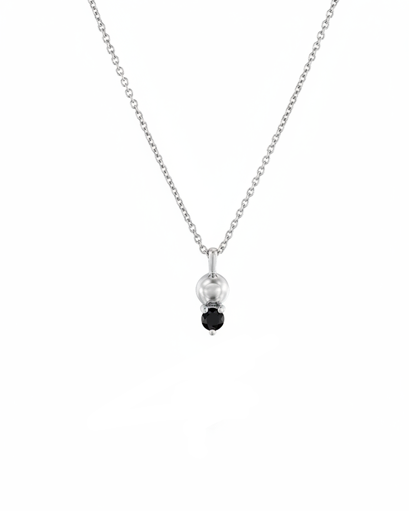 Marie Necklace Black Diamond