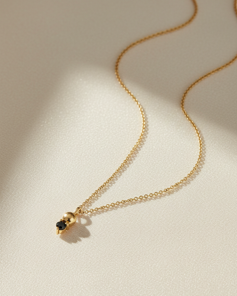 Marie Necklace Black Diamond
