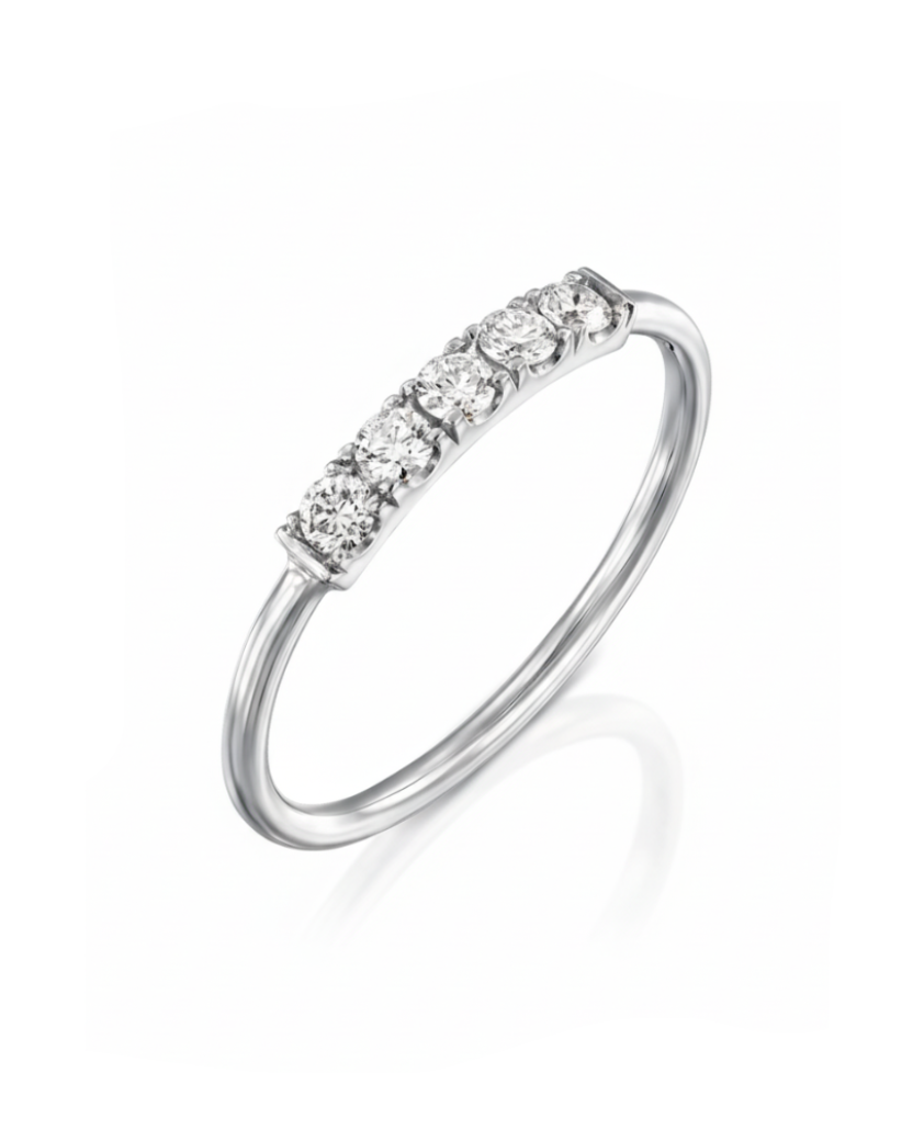 Candy Gold Ring White Diamonds