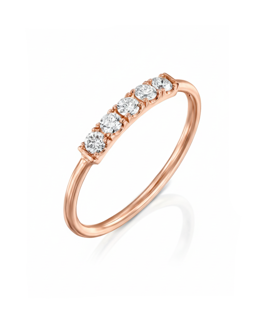 Candy Gold Ring White Diamonds
