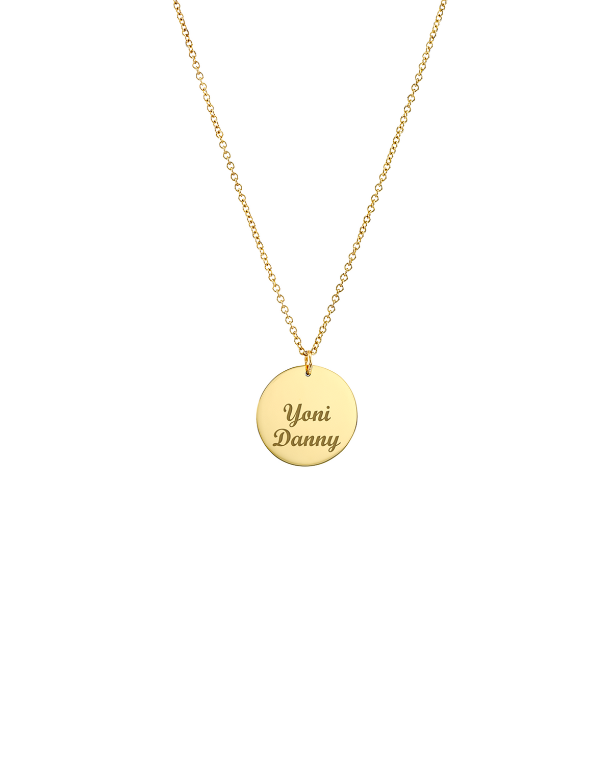Chiara Gold Necklace & Engraving