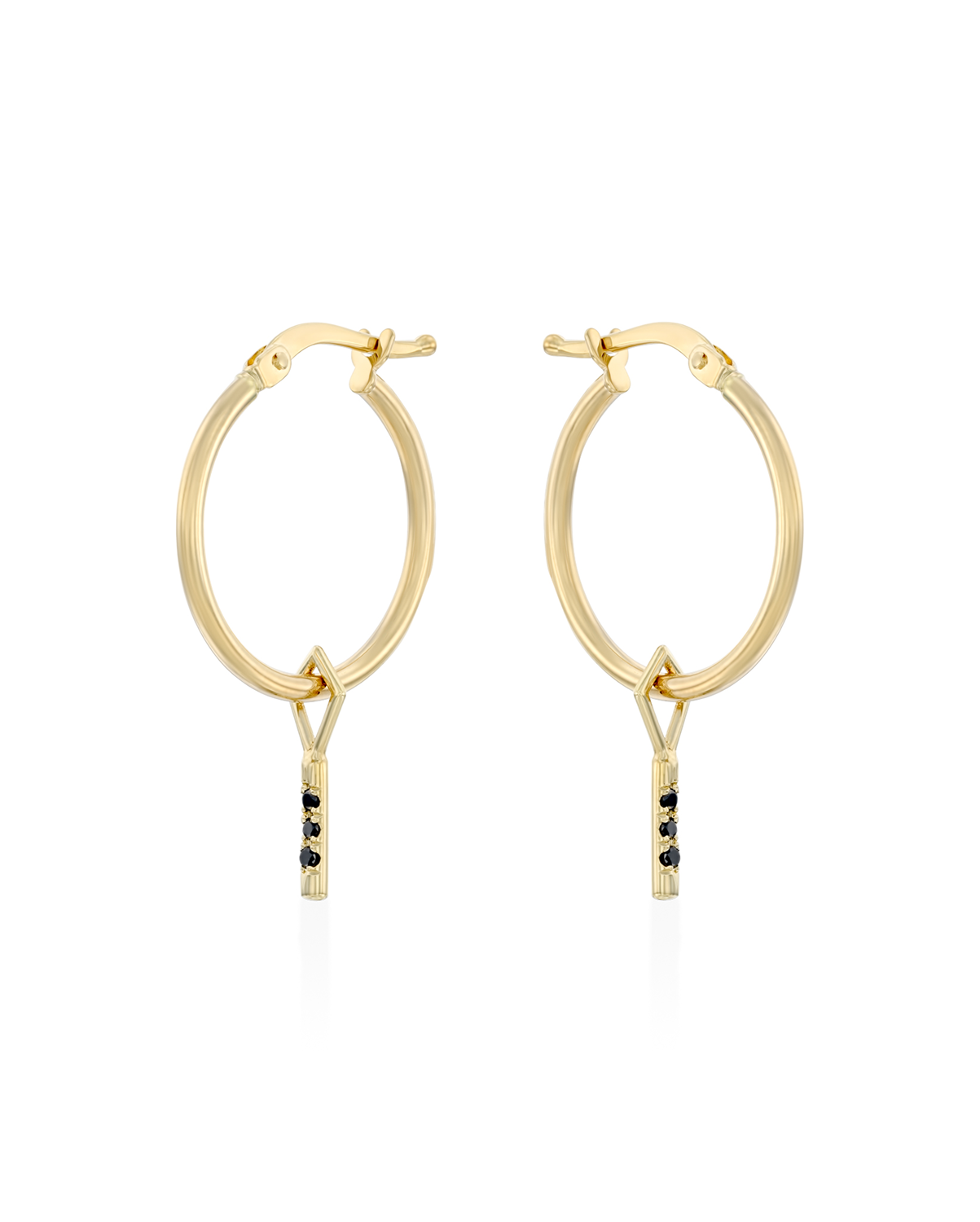 Valerie charm black diamonds
