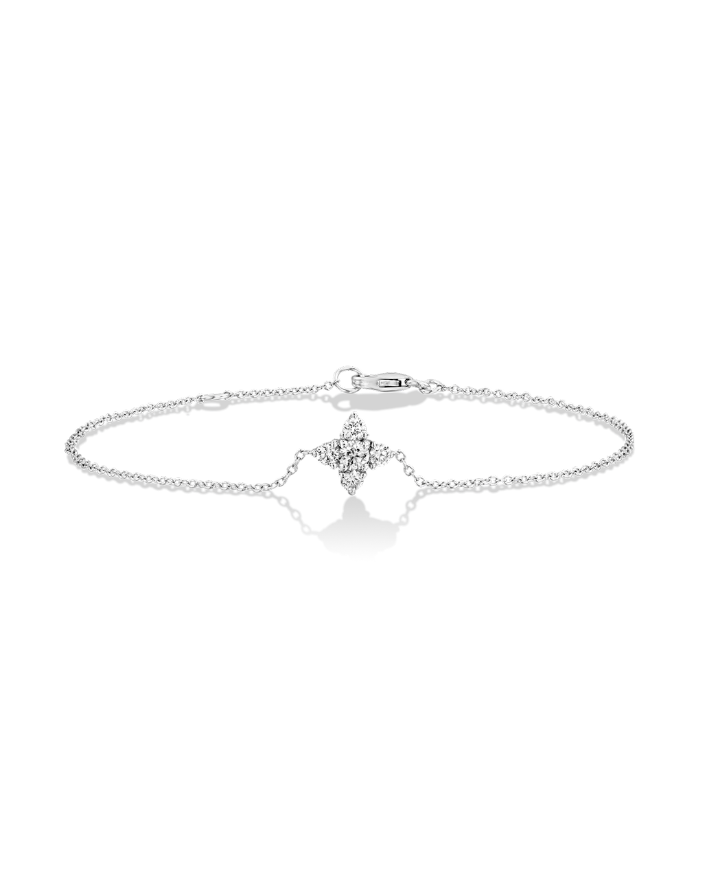Natalia Gold Bracelet White Diamonds