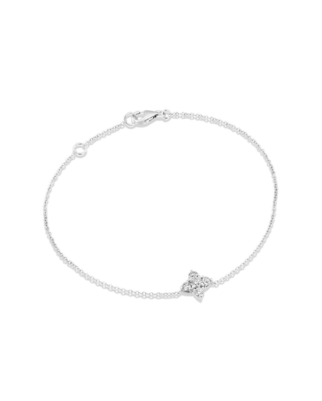 Natalia Gold Bracelet White Diamonds