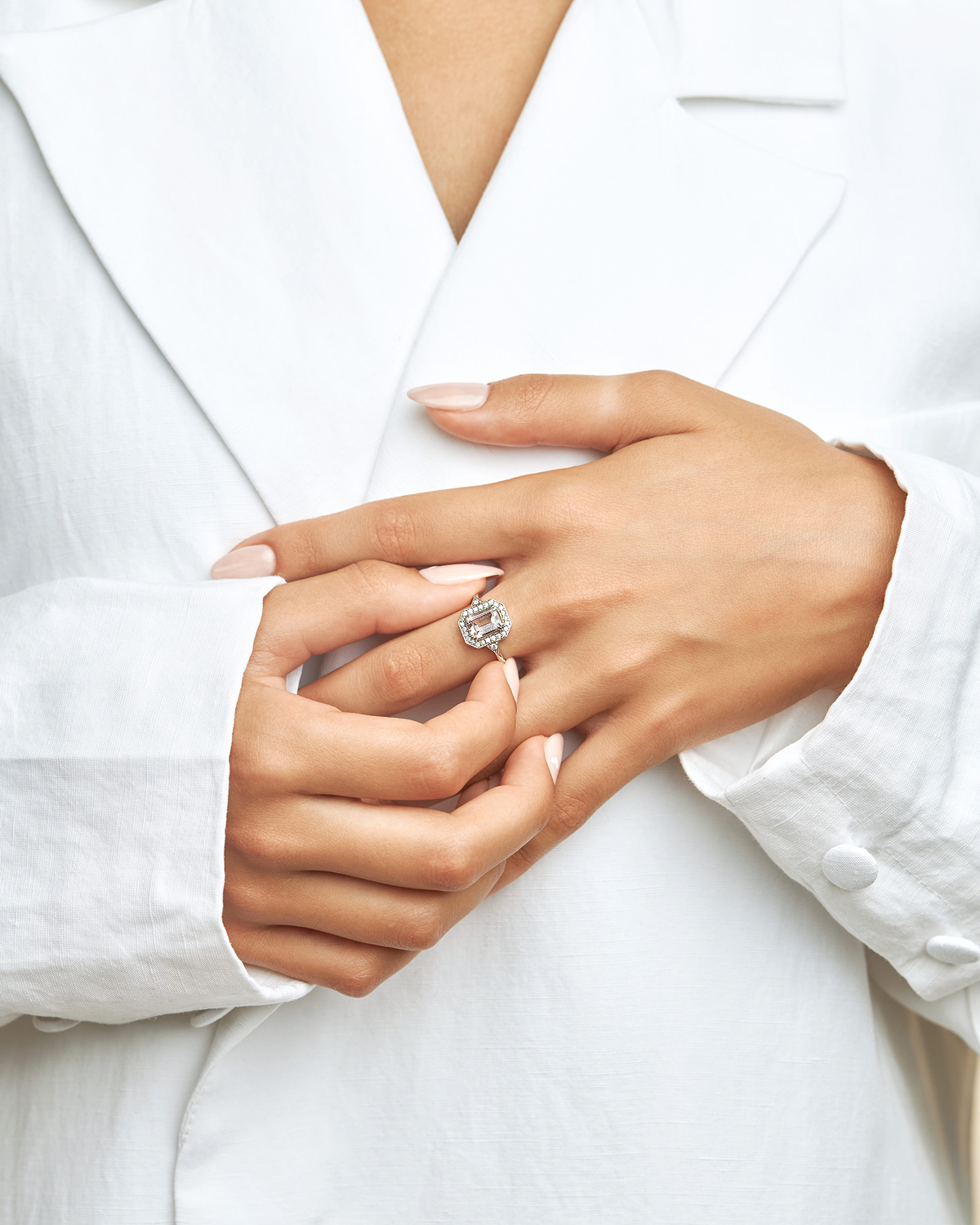 Katerina Ring With Morganite