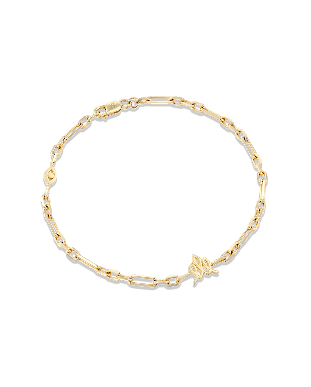 Crown and evil eye Tres Bracelet