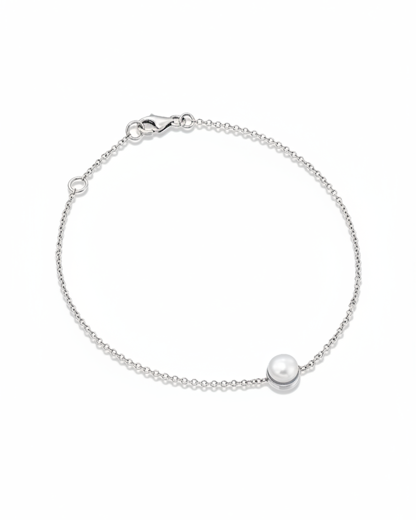 Scarlett Bracelet pearl only