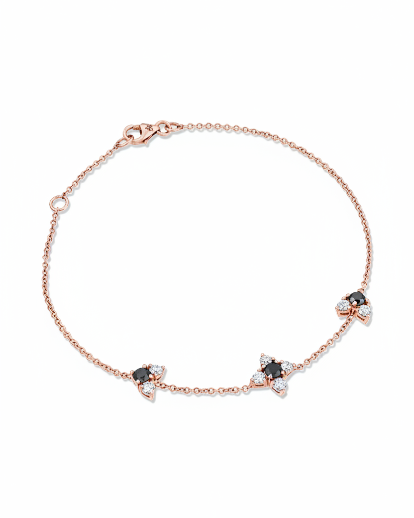 Judith Gold Bracelet Black & White Diamonds