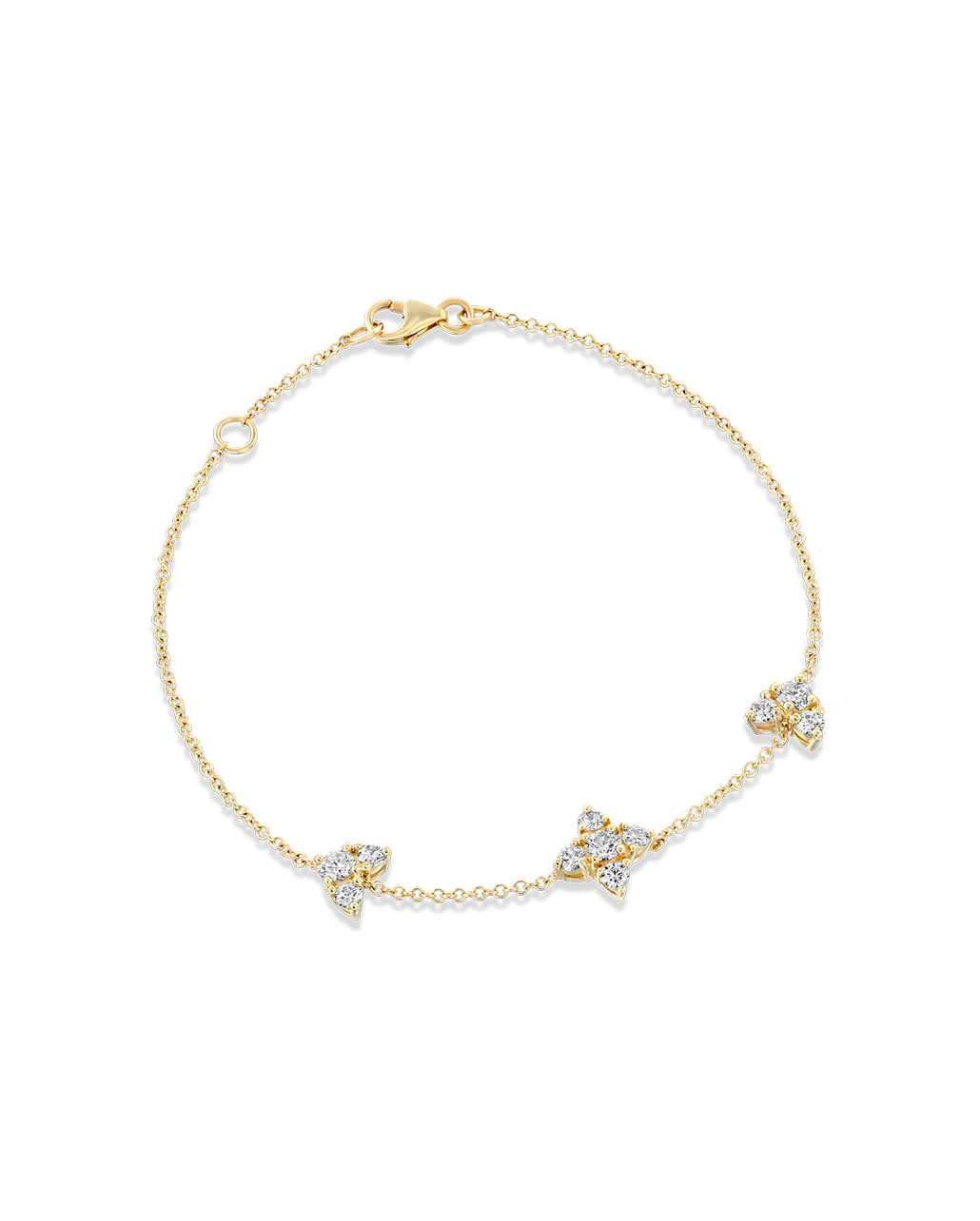 Judith Gold Bracelet White Diamonds