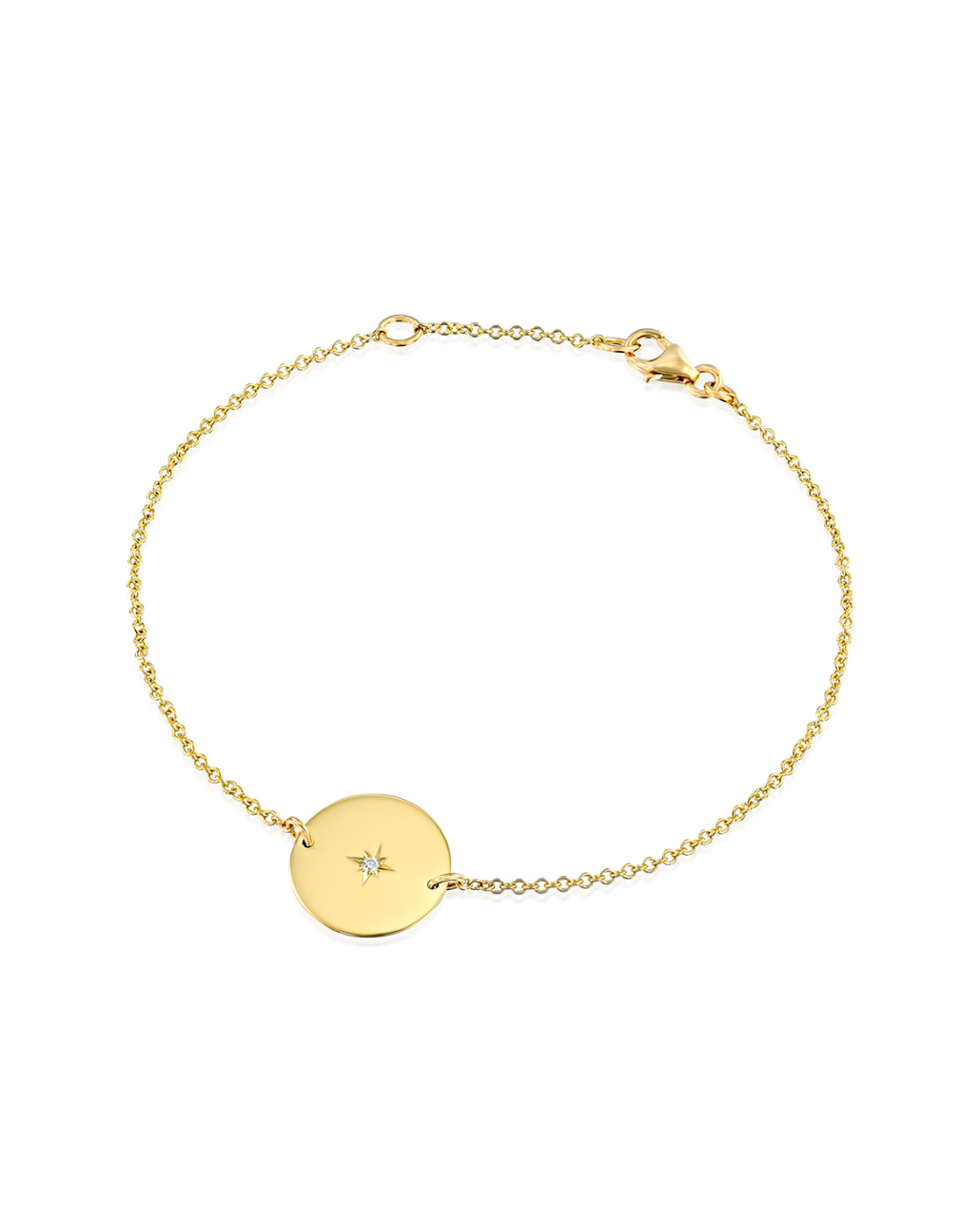 Chiara Gold Bracelet Diamond Star Setting