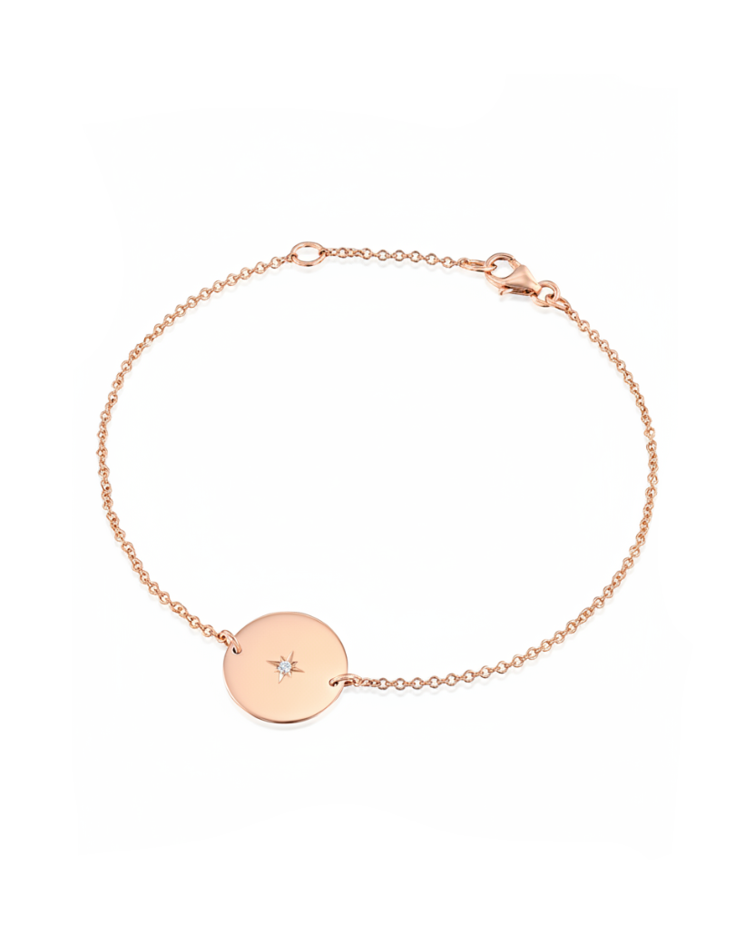 Chiara Gold Bracelet Diamond Star Setting