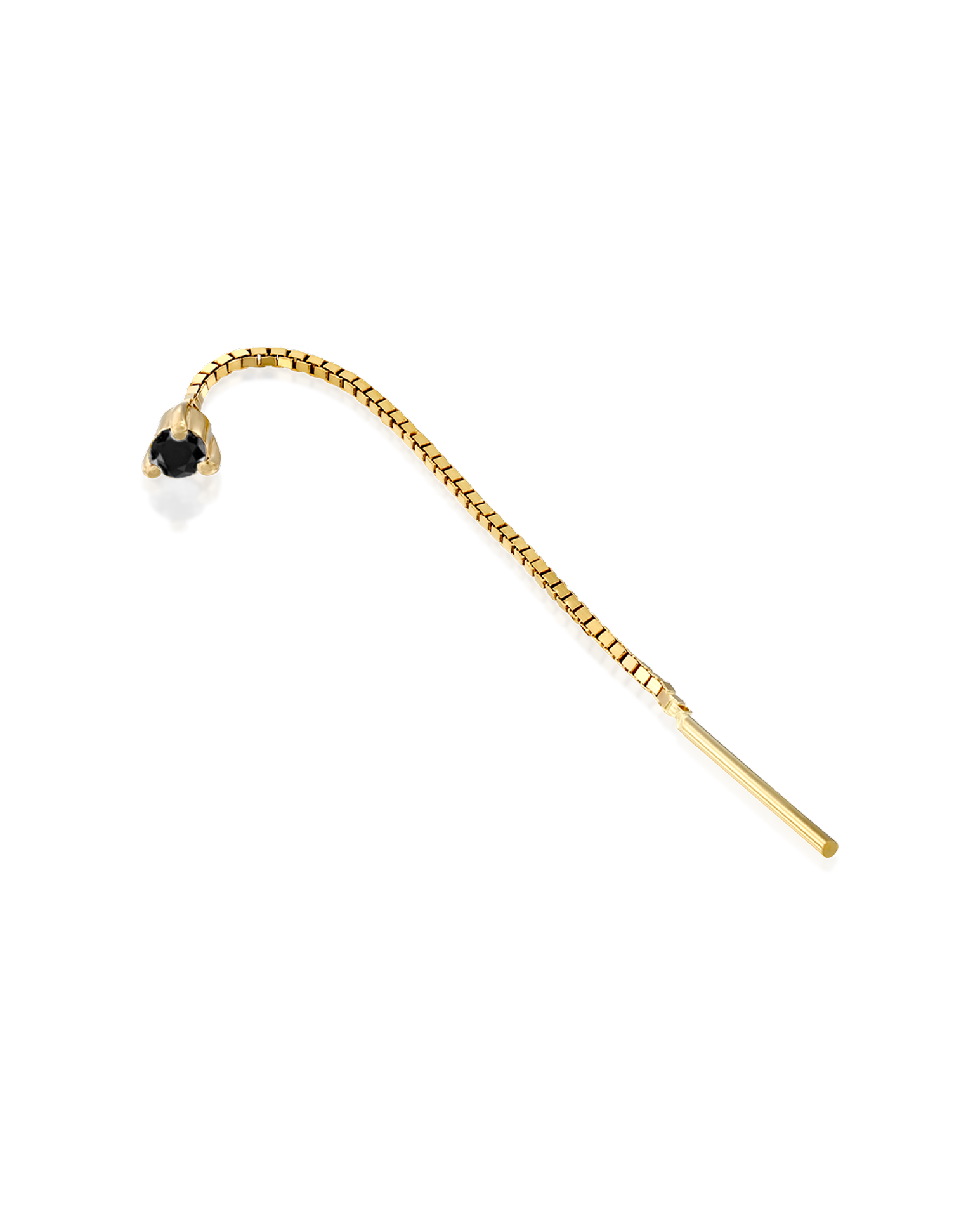 Noni Black Diamond Earring