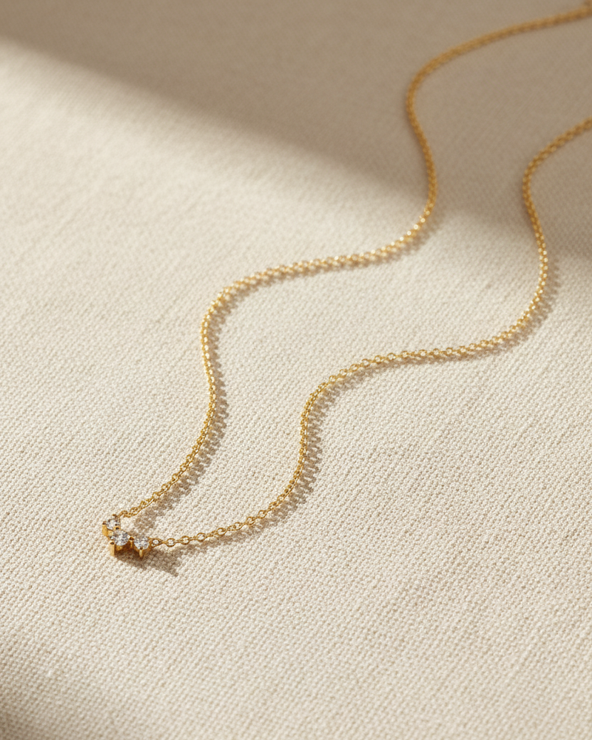 Frida White Diamonds Necklace