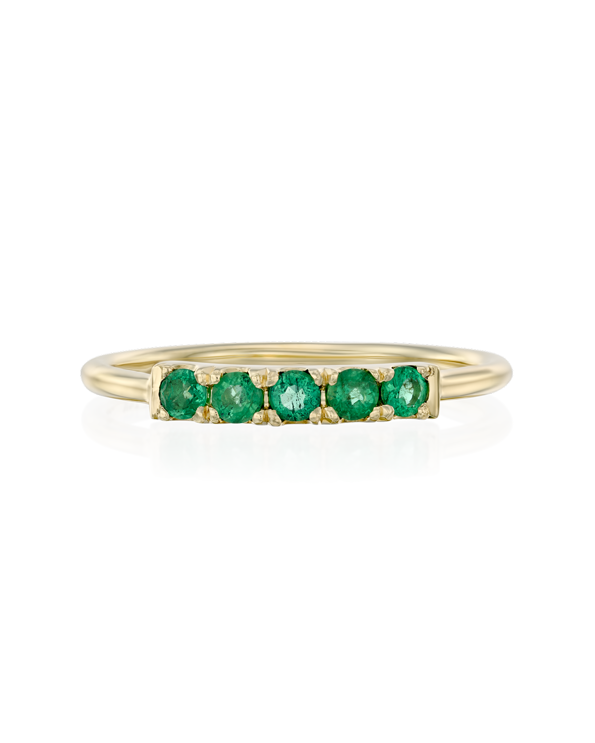 Candy Gold Ring With Emerald