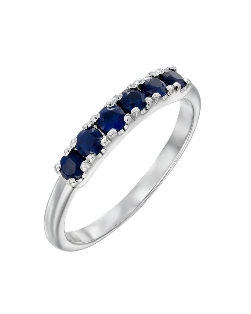 Medium Candy Gold Ring sapphire
