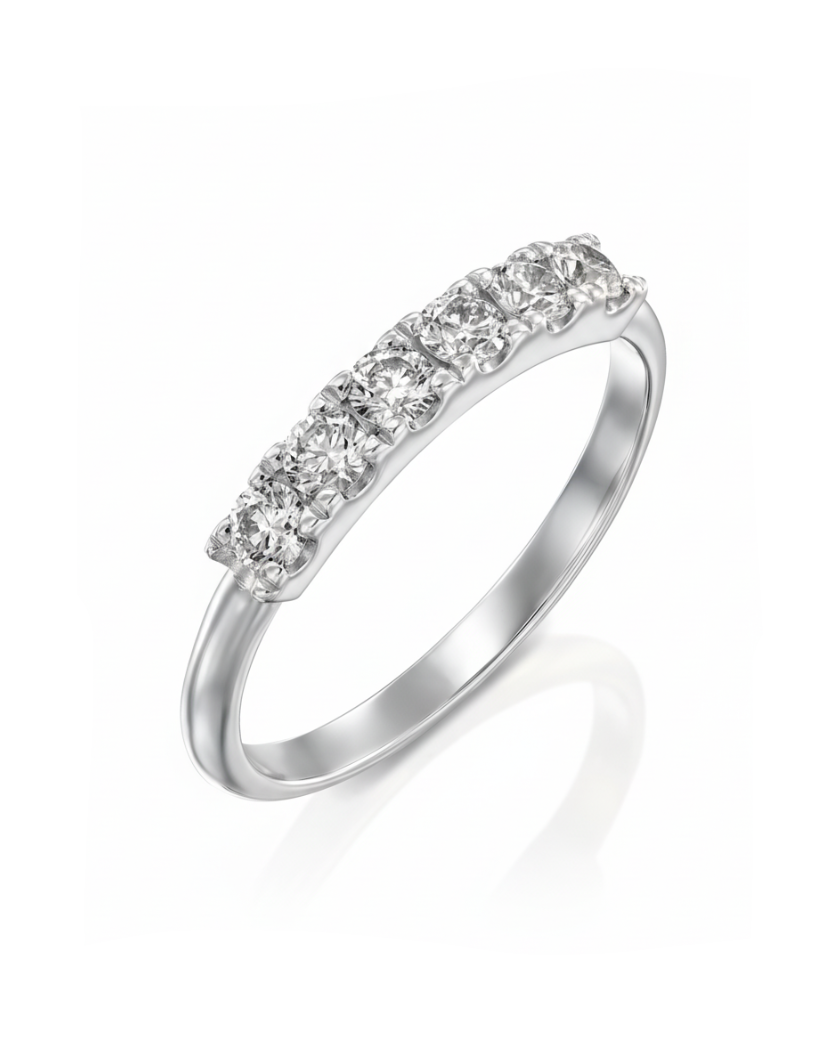 Medium Candy Gold Ring White Diamonds