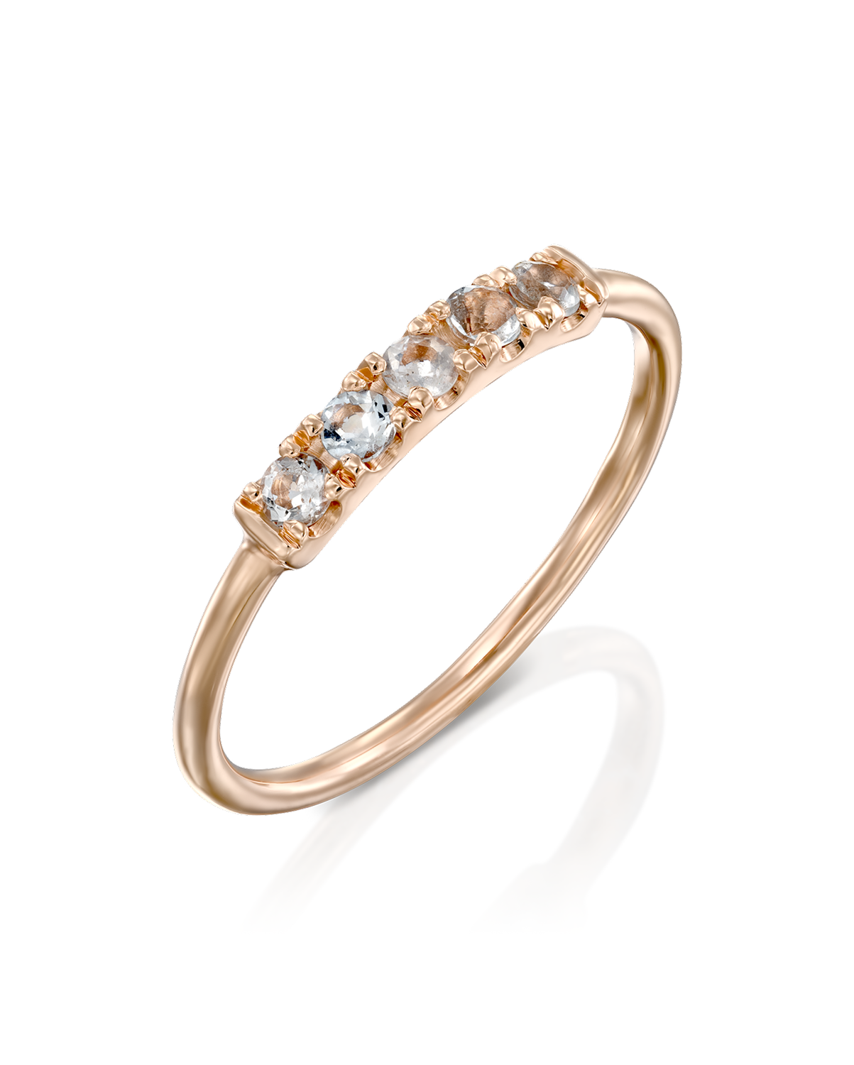 Candy Ring with aquamarine