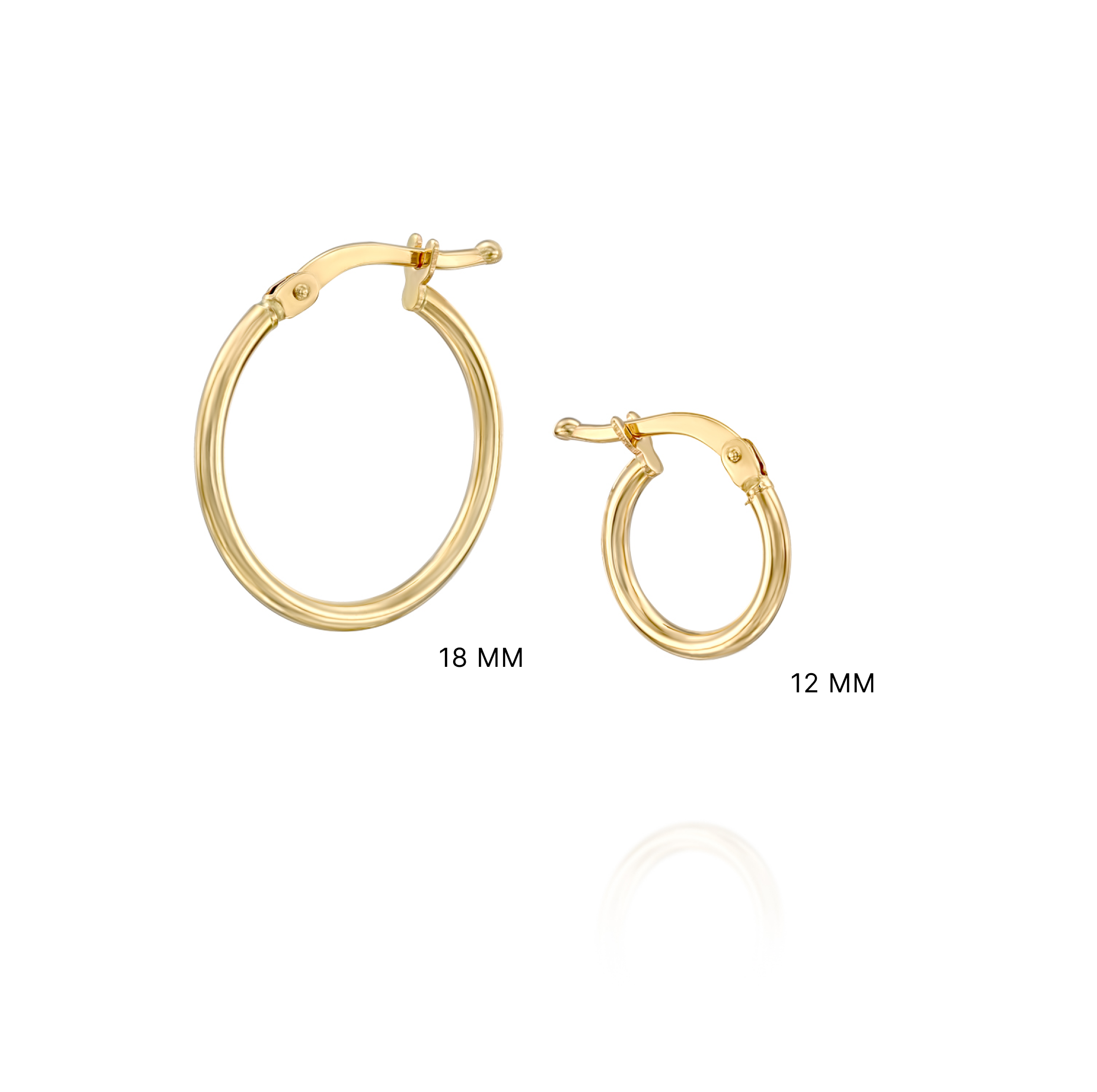 Whitney Gold Hoop Earring