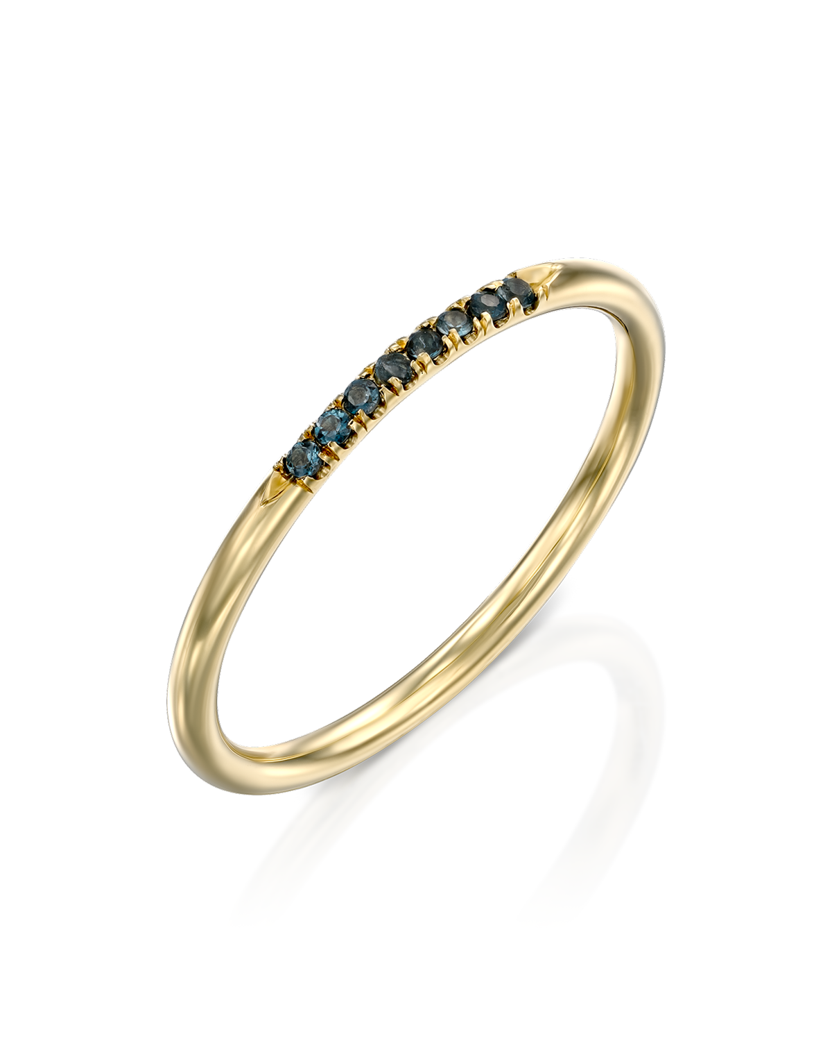 Kelly ring with Blue Topaz - London