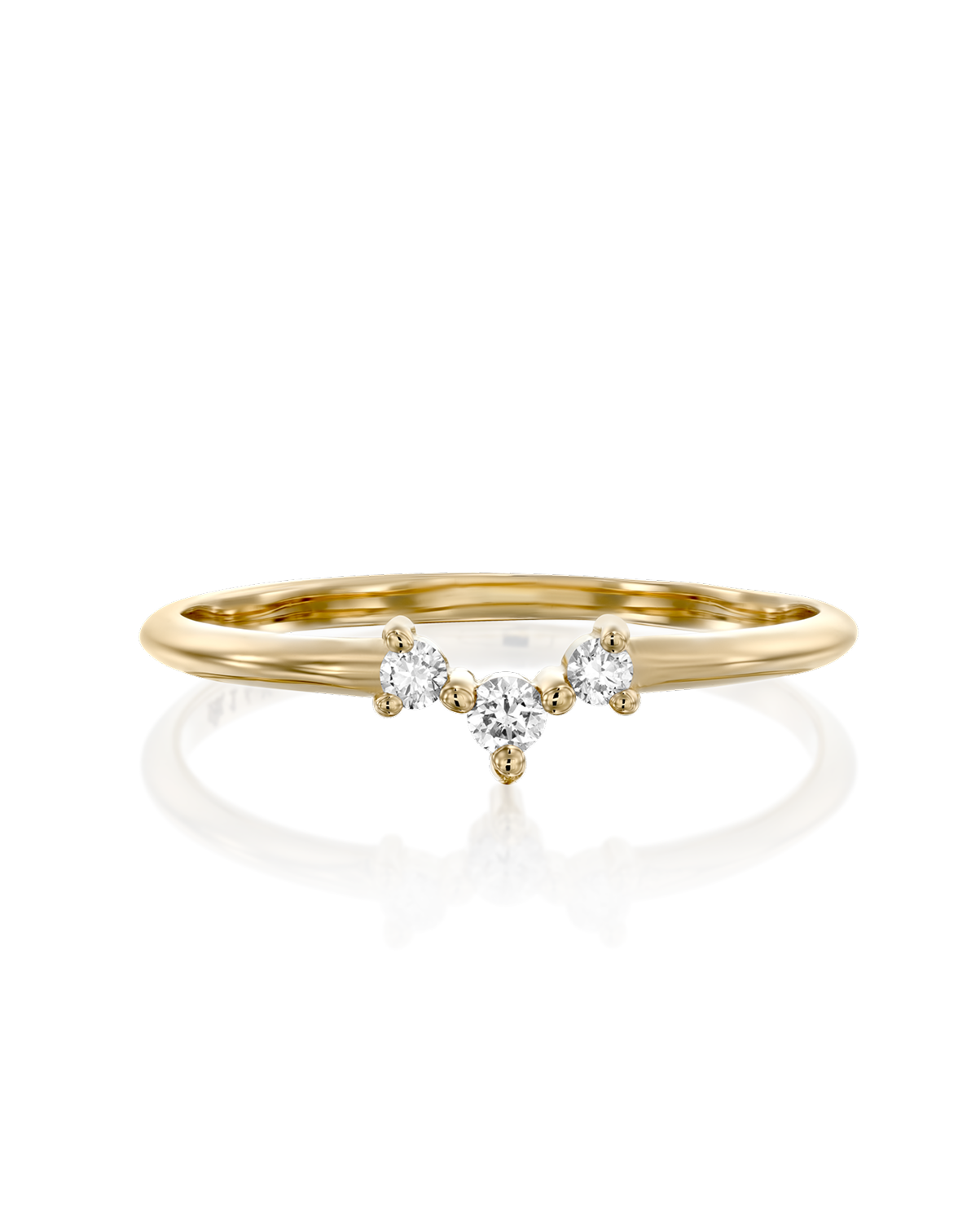 Frida Ring white diamonds