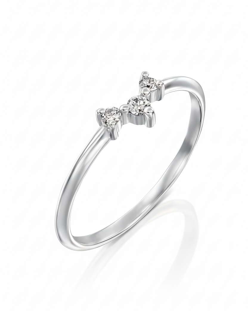Frida Ring white diamonds