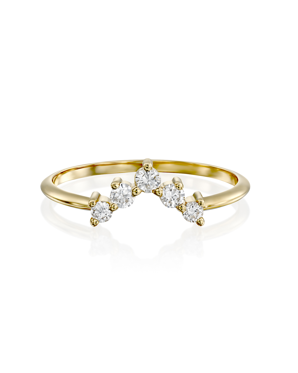 Harmon ring With White Diamonds