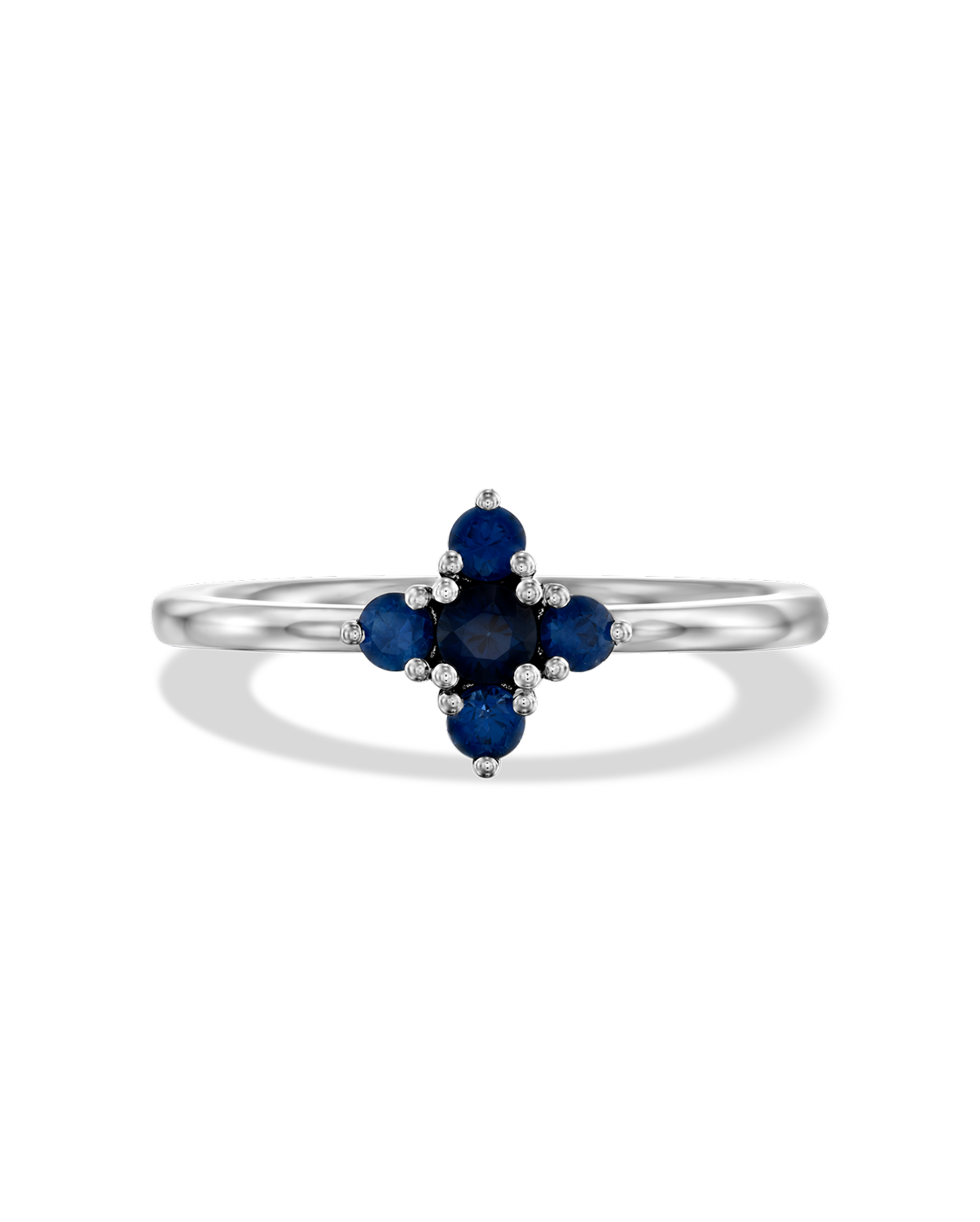 Eliana Ring with Blue Sapphires