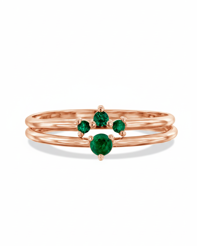 Kahlo Ring Emerald