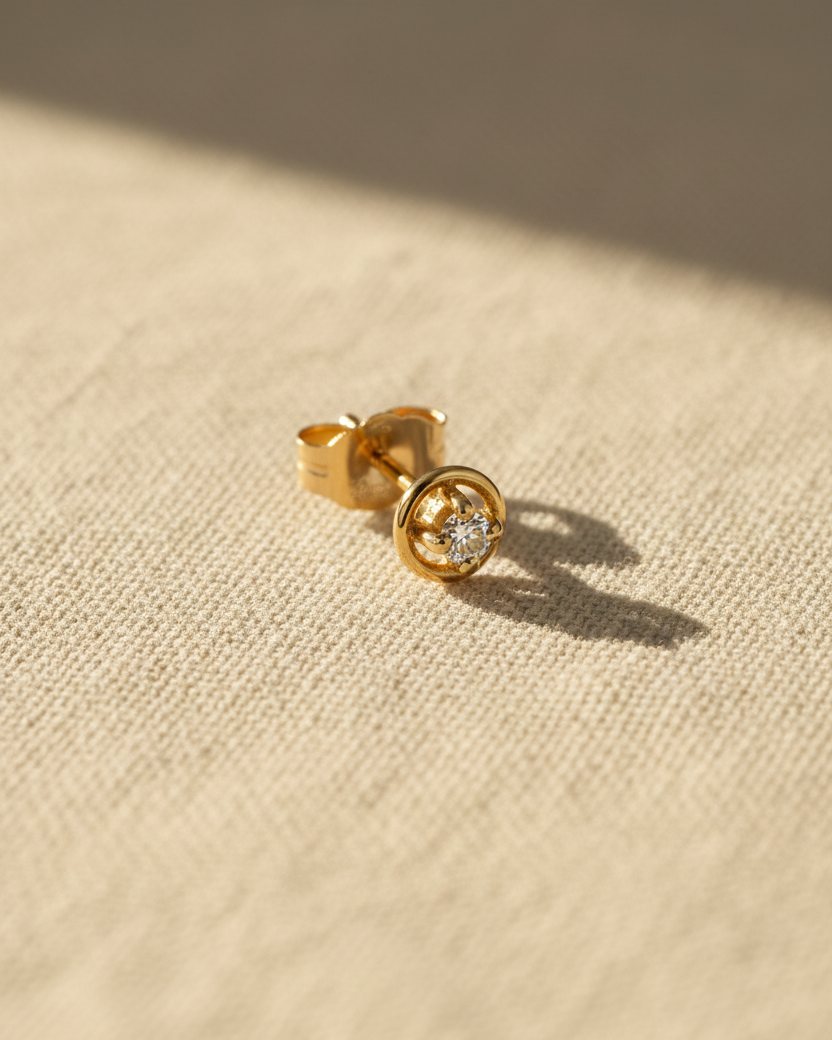 Earring 15 - White Diamond