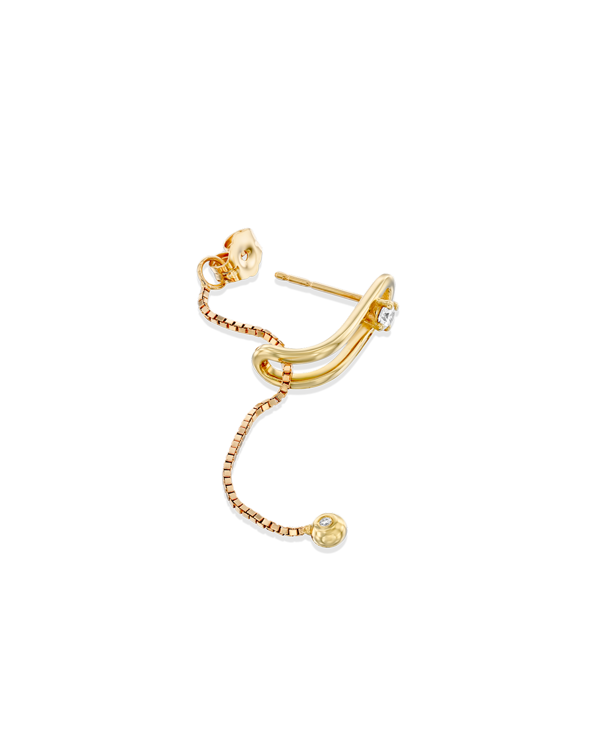 Earring 12 - White Diamonds