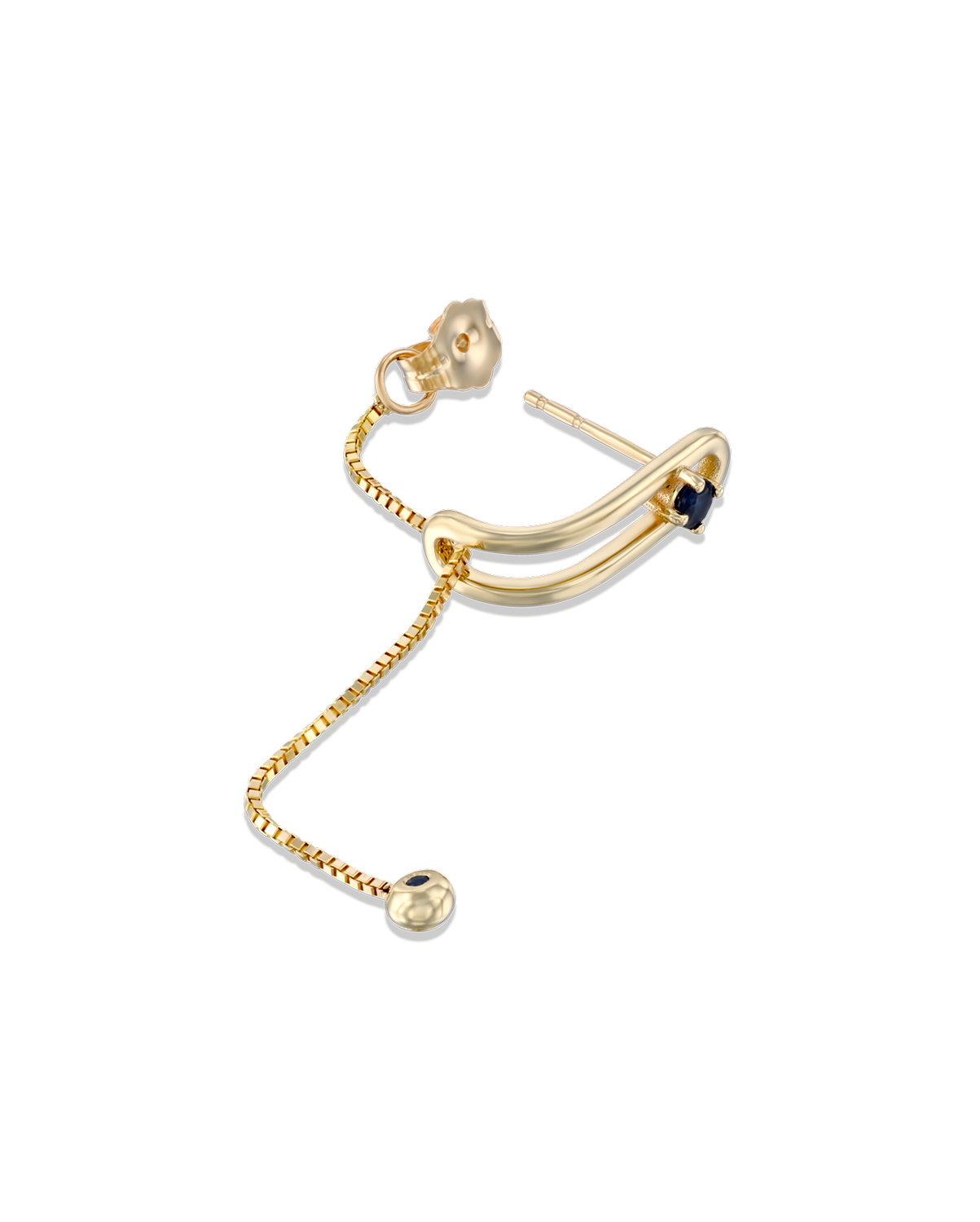 Earring 12 - Sapphire