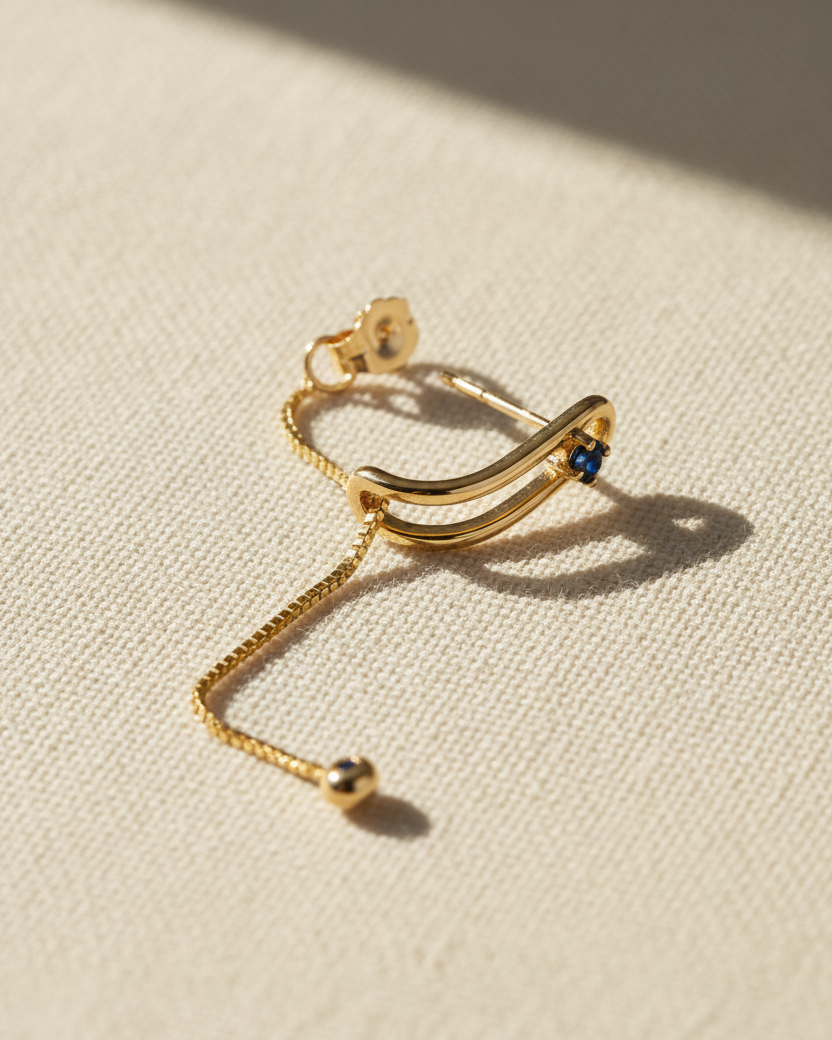 Earring 12 - Sapphire