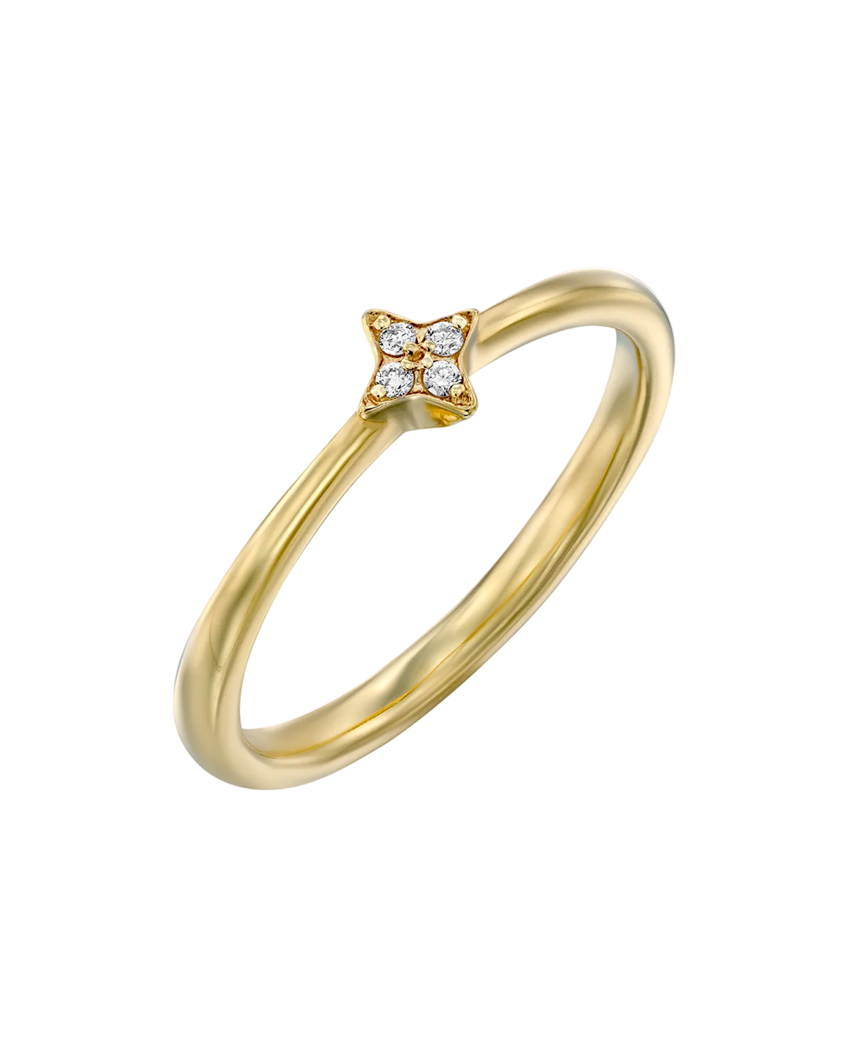 Mars Ring With White Diamonds